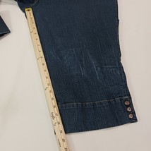 Style & Co. Women's Blue Cotton Blend Denim High Capri Jeans Size 24W (44×19) image 6