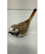 Vintage Lomonosov Sitting White Blue Grey Bird Longtailed Tit Figurine USSR - $135.26 CAD
