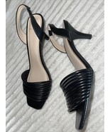 H Halston Hong Kong Sling Back Strappy Heel Sandals Shoes BLACK SZ 8.5 NEW - €76,28 EUR H Halston Hong Kong Sling Back Strappy Heel Sandals Shoes BLACK SZ 8.5 NEW - €76,28 EUR