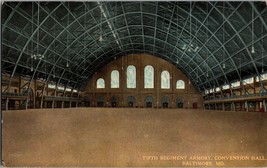 Vtg Postcard Fifth Regiment Armory, Convention Hall, Baltimore MD - £5.35 GBP