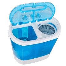 Portable Compact Washing Machine 10Lbs Twin Tub Washer Spin Dryer Gravit... - £127.42 GBP