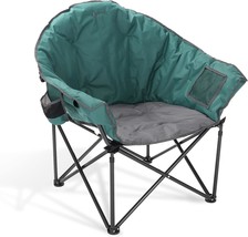 Oversized Heavy-Duty Club Folding Camping Chair By Arrowhead, Supports 3... - £72.51 GBP