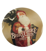 Byers Choice Accessory Pin 2007 Santa Collectible New Item 2&quot; D - $9.85