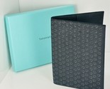 Tiffany &amp; Co Open Hearts Bifold Wallet in Black Leather by Elsa Peretti - £288.53 GBP