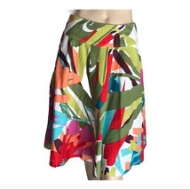 Final Touch bright tropical floral skirt women&#39;s size S Small - $24.75