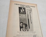 Sheaffer Good Ballpoint &amp; a Half for a Buck Smiling Couple Vintage Print... - $9.98