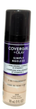 Covergirl + Olay Simply Ageless 3-in-1 Foundation #200 Fair Ivory  1 fl ... - $208.91 MXN