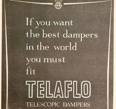 1957 Telaflo Telescopic Dampers Import Advertisement Autocar Automobilia... - $29.99