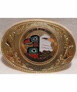 1990 Anchorage Fur Rondy Rendezvous Collector Belt Buckle/Bald Eagle-Tot... - $503.29 MXN