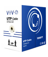 New 1,000 ft bulk Cat6 LAN Ethernet Cable Wire UTP 1000ft Pull Box Cat-6... - £135.48 GBP