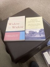 Two Self Help Books Widow to Widow &amp; Healing a Spouses Grieving Heart - £6.86 GBP