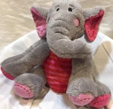 Elephant Ellie Valentine Bear Heart Ears Love Gift Plush Doll Animal - $15.00
