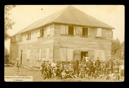 Vintage RPPC Postcard Quebec Canada Holiday Camp of the Greves Kids Priests Dorm - £19.77 GBP