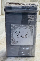 Viola 100% Cotton Twin 15 Inch Drop Ruffled Bed skirt-Split Corners 39x75Inch - £31.04 GBP