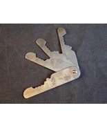 Vintage Set of 4 STAMPED GRADUATED BLUNT NISE KEYS 1 through 4 BULLERS?? - $16.12 CAD