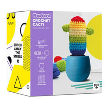 Mustard Crochet Cactus - Rainbow - £32.76 GBP