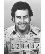 PABLO ESCOBAR MUG SHOT 8X10 PHOTO ORGANIZED CRIME COLOMBIAN DRUG LORD WI... - £3.94 GBP