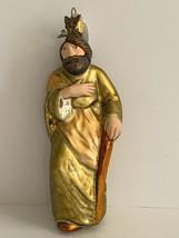 2008 Wise King Gold Christmas Ornament - £31.65 GBP