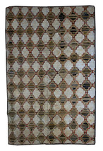 Hand made antique American hooked rug 5.10&#39; x 7.9&#39; ( 180cm x 241cm ) 1880 - £3,939.73 GBP