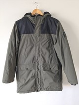 Timberland Boys Youth Heavyweight  Jacket Coat Sz XL 18/20 Olive Green Black Ski - $37.74