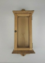 HM Enclosed Sconce Rustic Farmhouse Wood Wooden Decor w/ Door Magnetic Closure - £46.36 GBP