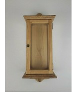 HM Enclosed Sconce Rustic Farmhouse Wood Wooden Decor w/ Door Magnetic C... - £45.30 GBP