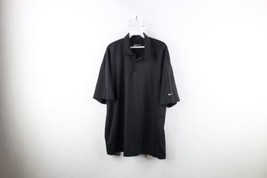 Vintage Nike Golf Mens Large Travis Scott Mini Swoosh Knit Collared Polo Shirt - £31.24 GBP