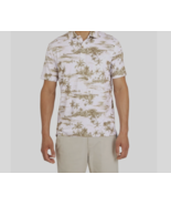 Chaps Men&#39;s Performance Polo 2XL Khaki Palm Trees Super Soft Dri Wear St... - $348.94 MXN