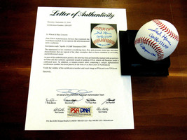 Fred Haise Apollo 13 Lmp Enterprise Cdr Astronaut Signed Auto Baseball PSA/DNA - £553.94 GBP