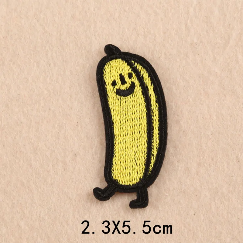 Buy Banana Lemon Cherry Peach Watermelon Fruit Embroidery Patches for Clothing - £11.96 GBP