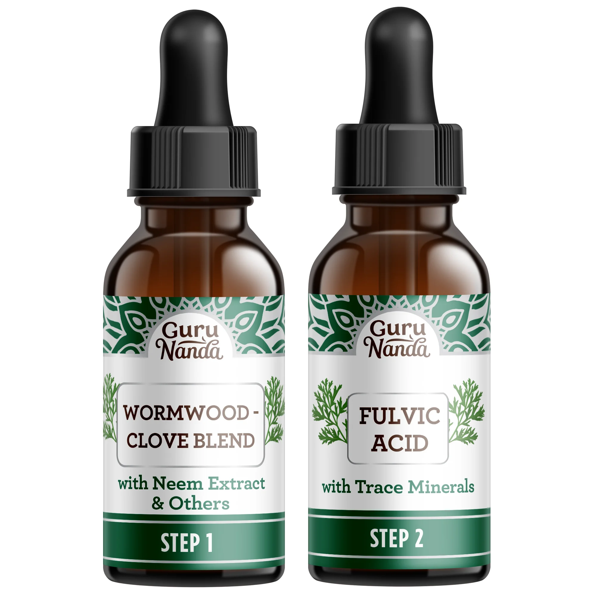 GuruNanda Paracleanse 2-Step Liquid Supplement with Ingredients of Wormwood - $54.45 CAD