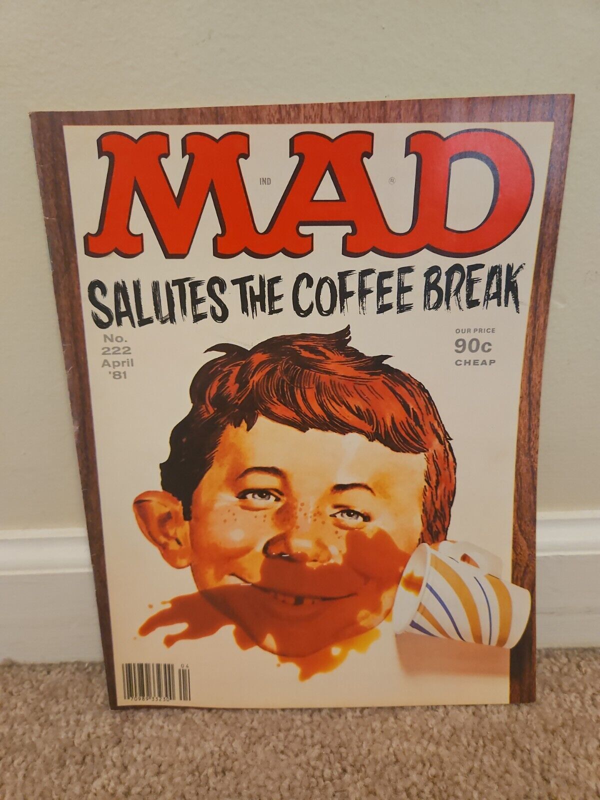 Primary image for Mad Magazine "Salutes the Coffee Break" No. 222 April 1981 Issue VGood Condition