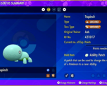 ✨ SHINY TRAPINCH EGG PERFECT IVS ADAMANT WITH ABILITY PATCH Indigo Disk ... - $1.97