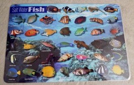 Saltwater Fish Painless Learning Placemat - $13.71
