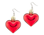 Funky Huge Oversize PUFFY HEART EARRINGS Valentine Disco Party Jewelry-S... - $6.85