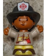 Fisher Price Little People 2016 Firefighter Girl Figure - £2.32 GBP