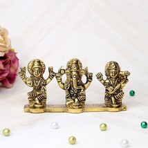 Laxmi Ganesh Kuber Ji Murti Idol Showpiece Set for Diwali Puja 7L x 13W ... - $27.09 CAD