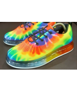 Cape Robbin Rainbow Burst SS Women Fashion Sneakers Tie Dye Full Air Cus... - £47.85 GBP