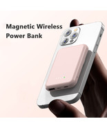 Mini Fast Charging Magnetic Wireless Power Bank 5000 MAh Portable - £15.93 GBP