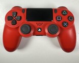 Sony PlayStation 4 PS4 DualShock 4 Wireless Controller Red CUH-ZCT2U Wor... - £18.18 GBP
