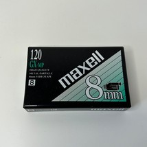 Maxell 8mm GX-MP High Quality 120 Camcorder Video Cassette Tape New Sealed - £7.25 GBP