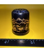 Vintage State Of Colorado Souvenir Thimble Ceramic Collectible - €7,37 EUR