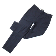 NWT J.Crew Cameron Slim Crop in Navy Blue Italian Stretch Wool Pants 4 - £72.98 GBP