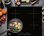 BUILT-IN INDUCTION 24 inches COOKTOP 4 ZONES, 9 POWER LEVELS, 7000 WATTS... - $350.99
