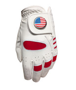 NEW JUNIOR ALL WEATHER GOLF GLOVE. USA BALL MARKER. ALL SIZES AVAILABLE - $9.55