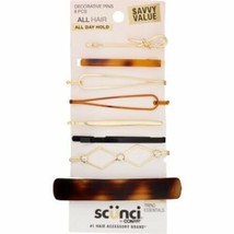 Scunci All Day Hold Mix Shape Decorative Pins, Assorted Colors, 8 ct | CVS - $8.99