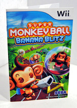Instruction Manual Booklet Only Monkey Ball Banana Blitz SEGA Wii 2006 N... - £5.97 GBP