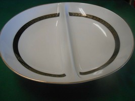 Beautiful Mikasa Fine China Narumi &quot;Plaza&quot;......Large Oval Serving Divided Dish - £11.35 GBP