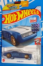 Hot Wheels New For 2024 Factory Set HW Rolling Metal #247 Hi-Roller Mtflk Blue - $3.00