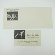 Advertising Vakeck Great Dane Kennels Greenville Ohio Trade Card Vintage... - £14.94 GBP